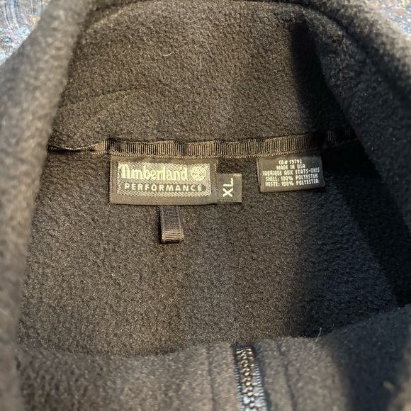 Timberland Performance Men’s Black Full Zip Fleece Vest Size XL - Picture 4 of 4